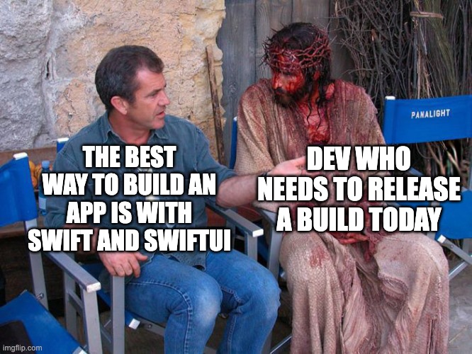 Best way to build an app is with Swift and SwiftUI